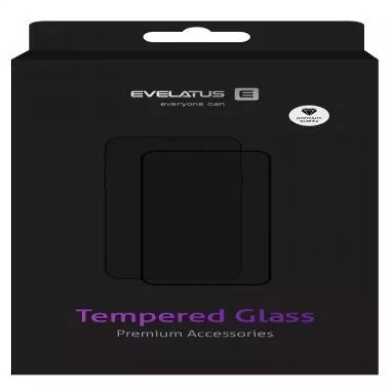Evelatus Huawei P Smart 2019 2.5D Full Cover Japan Glue Glass antistatische screenprotector