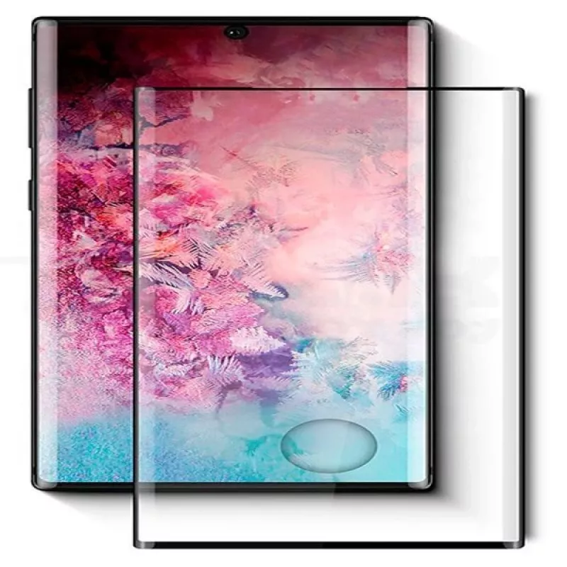 Evelatus Samsung Galaxy Note 10 PLUS 2.5D Full Cover Japanse lijm glas antistatisch