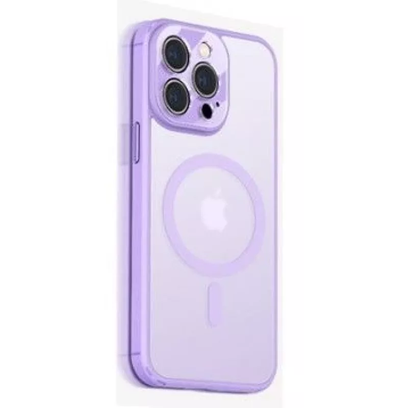 Evelatus Apple iPhone 14 Pro Max Hybrid Case met MagSafe en camerabescherming PC+TPU paars