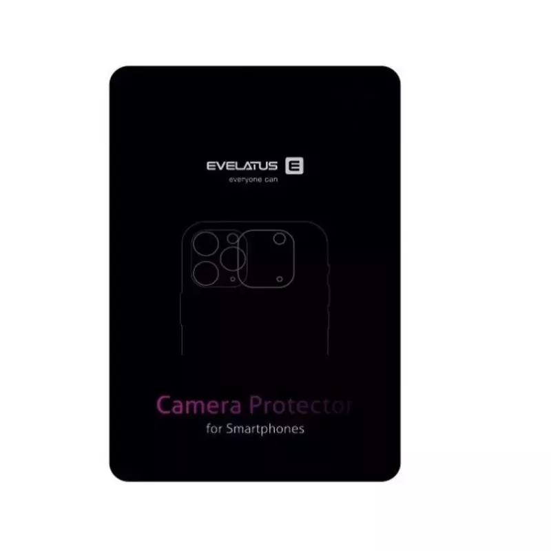 Evelatus Apple iPhone 15 Pro / 15 Pro Max Camera Lens Protector Armor Blue Titanium