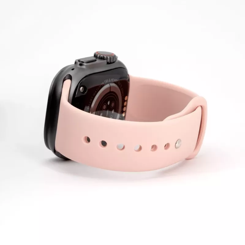 Connect Watch 38/40/41mm Siliconen Loop Horlogeband (132mm M/L) Pink Sand