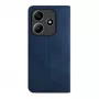 Evelatus Xiaomi Redmi Note 14 5G Book Case PU Leder donkerblauw