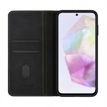 Evelatus Samsung Galaxy A35 Book Case Folio Zwart