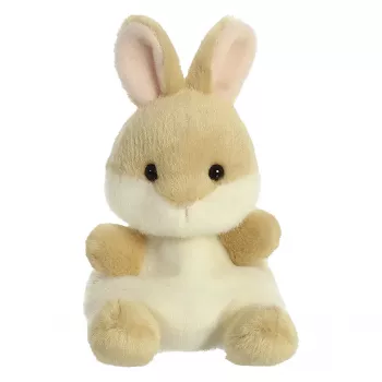 Aurora World Ella Bunny knuffel 27 cm crème/wit met roze accenten