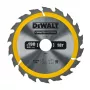DEWALT cirkelzaagblad 190x30mm 18T +20° spaanhoek met 20mm reduceerring