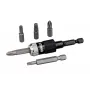 DEWALT DT71514 Impact Torsion schroefbitset, 6-delig, 25mm, PZ2/PH2/T20/T25