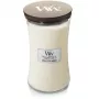 WoodWick White Tea & Jasmine geurkaars in glas, medium, 275g