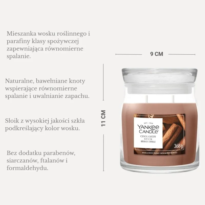 YANKEE CANDLE geurkaars in glas Cinnamon Stick 623g