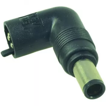 2-POWER TIP6005A notebookvoedingsstekker - 5,5 mm x 2,5 mm DC holle stekker - zwart