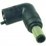 2-POWER TIP6005A notebookvoedingsstekker - 5,5 mm x 2,5 mm DC holle stekker - zwart