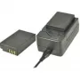 2-POWER oplader & camera-accucombinatie voor Canon LP-E17