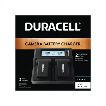 Duracell LED Dual DSLR-accuoplader