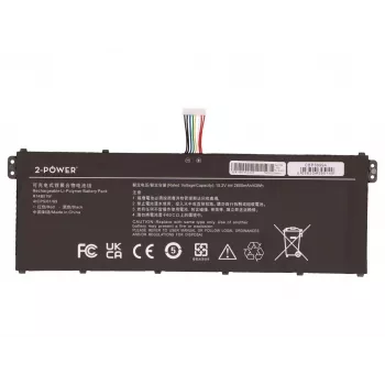 2-Power hoofaccupack voor MSI R14B01W - 42 Wh