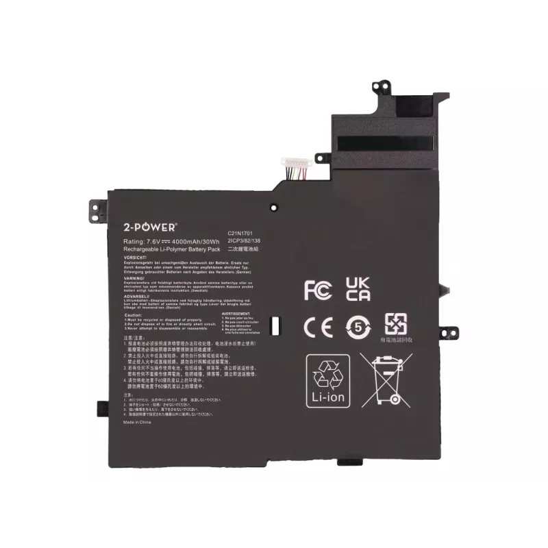 2-Power hoofaccu voor Asus V406UA - 4000 mAh