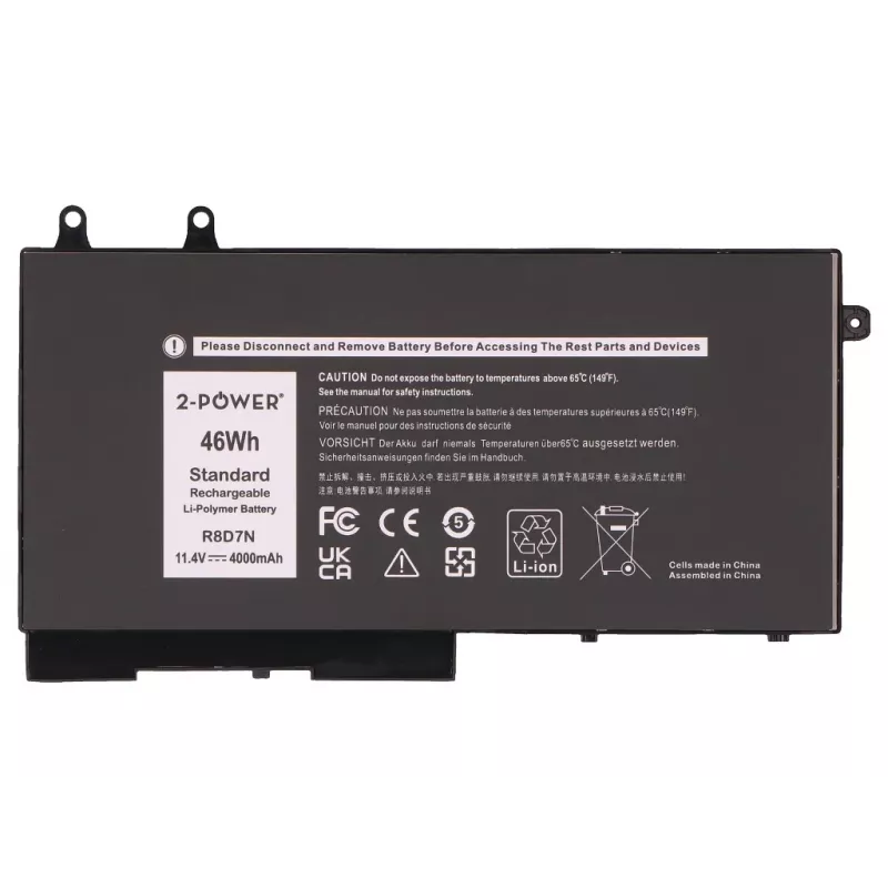 2-Power Dell Latitude 5400 hoofaccupack - accu - 46 mAh