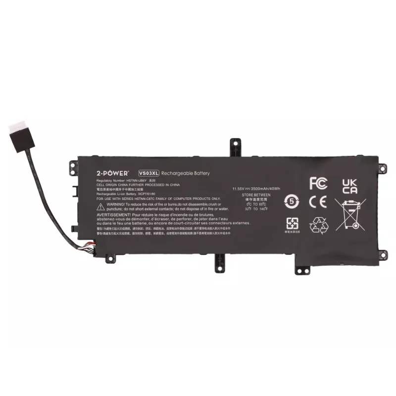 2-POWER hoofaccu 11,55V 3500mAh voor HP Envy 15-AS000NC