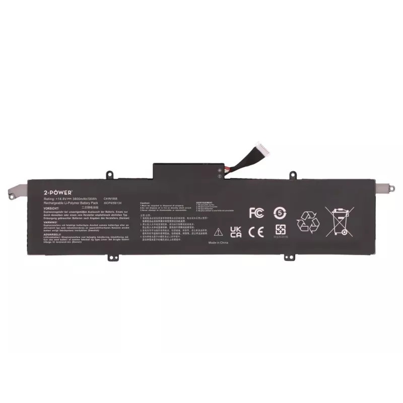 2-Power hoofaccupack voor Asus ROG Zephyrus G14 GA401QEC - 56 Wh