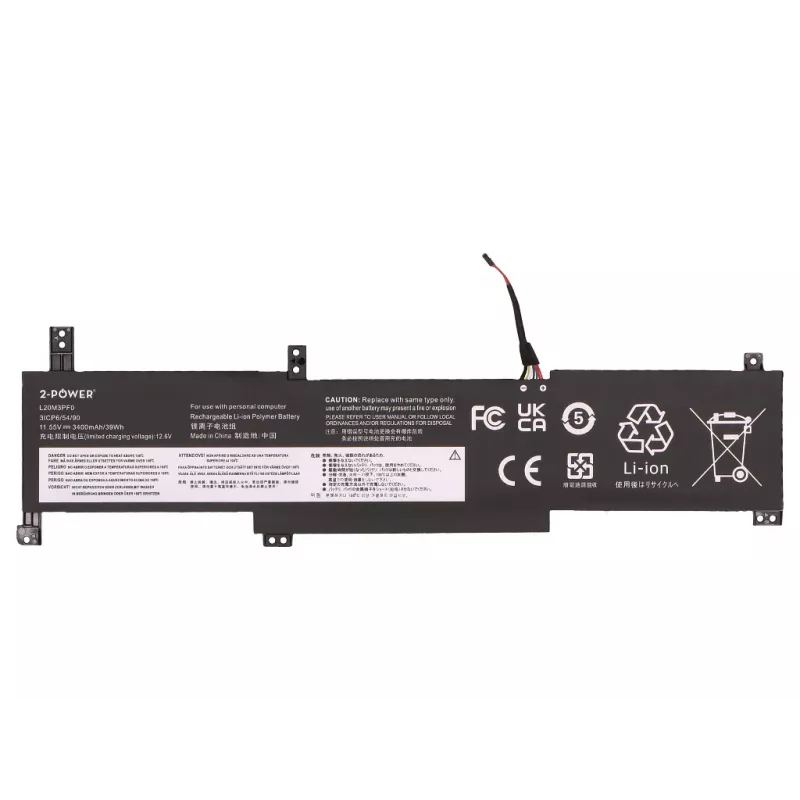 2-POWER hoofaccu voor Lenovo IdeaPad 1-14JIL7 82LV - 3400 mAh