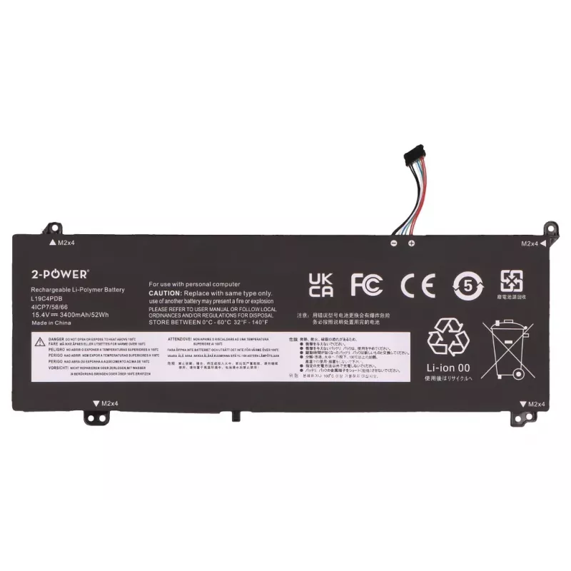 2-Power hoofaccupack voor Lenovo ThinkBook 14 G3 ITL 21A3 - 46 Wh lithium-ion