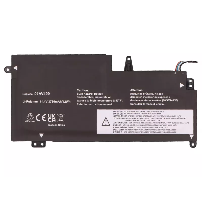 2-Power hoofaccupack voor Lenovo ThinkPad 13 Gen 1 / Gen 2 - 42 Wh