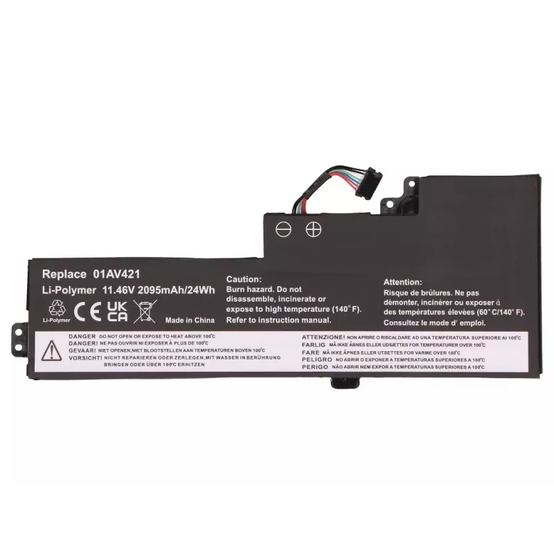 2-Power hoofaccupack voor Lenovo ThinkPad T470 - 2000 mAh