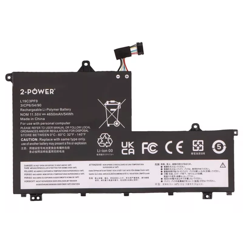 2-Power hoofaccu voor Lenovo ThinkPad 15-IIL 20SM - 53 mAh