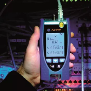 TREND Networks PoE Pro BT kabel- en netwerktester met PoE++-detectie