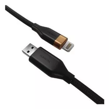 DURACELL 1m USB-A naar Lightning kabel wit MFi-gecertificeerd