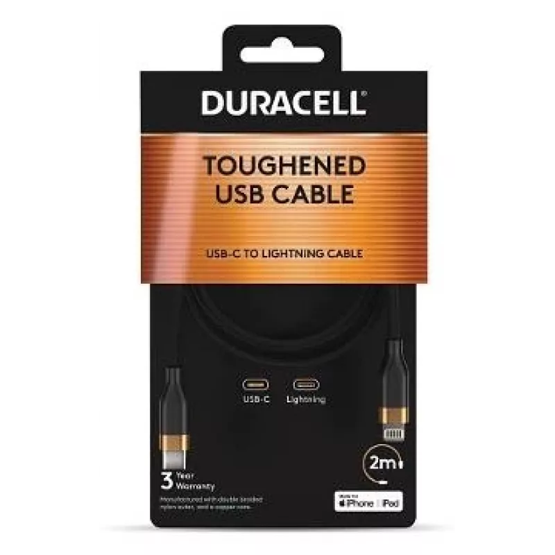 2-POWER 2m USB-C naar Lightning kabel - wit - MFi-gecertificeerd - 60W PD