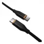 2-Power 2m USB-C naar USB-C 100W siliconenkabel zwart