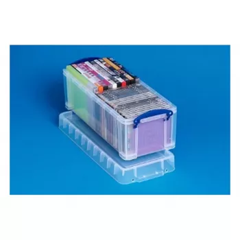 Really Useful Box 6,5 liter CD/DVD-opbergbox - ruimte voor 36 cd's of 20 dvd's - doorzichtig