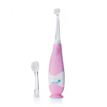 BRUSH-BABY Baby Sonic sonische tandenborstel 0-3 jaar roze