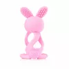 Brush Baby Bobbie Bunny bijtring - rosé rood