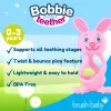 Brush Baby Bobbie Bunny bijtring - rosé rood