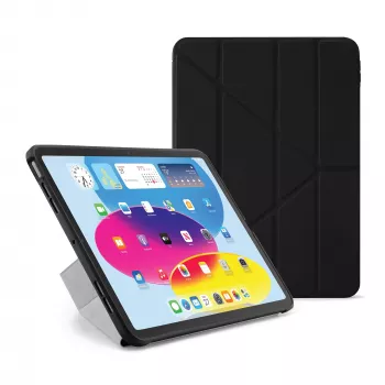Pipetto Origami No1 Original Case voor iPad 11 (A16) / iPad 10.9 (10e gen), Zwart