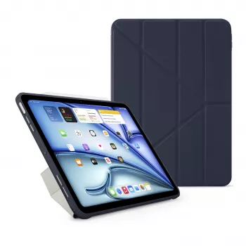 Pipetto Origami No1 Original Case voor iPad Air 11 (M2/M3) / iPad Air 10.9 (4e/5e gen), Donkerblauw