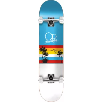 Ocean Pacific Sunset Complete Skateboard 7.75 Blauw