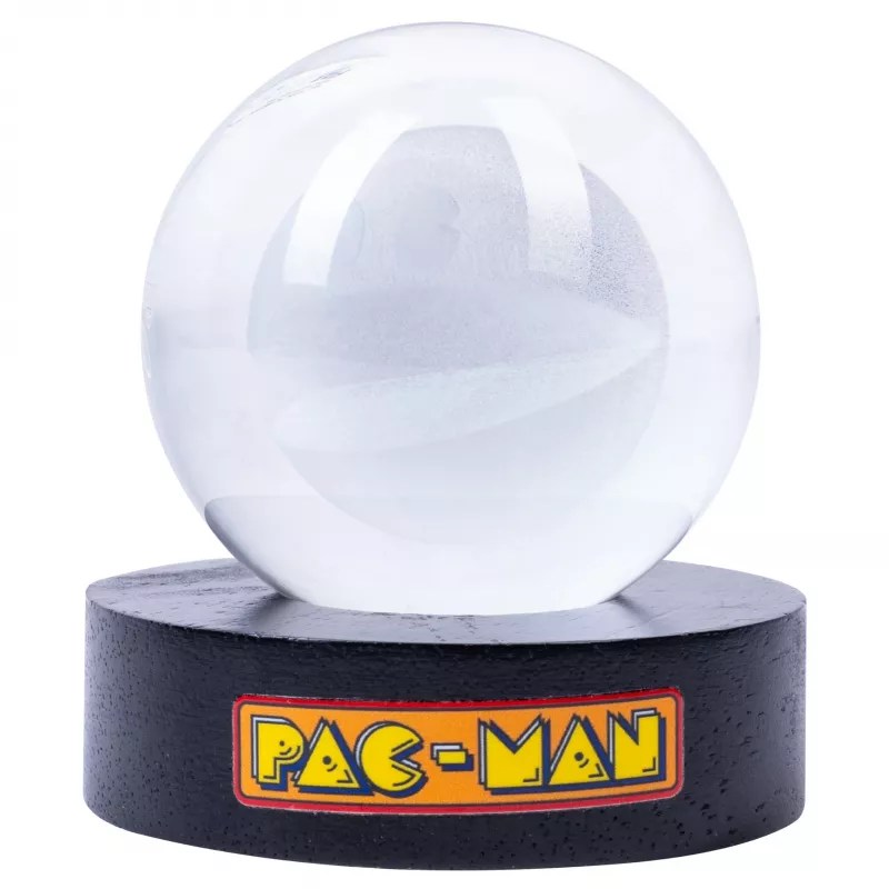 FIZZ CREATIONS Pac-Man kristallen bol LED-licht USB retro decoratie 8cm