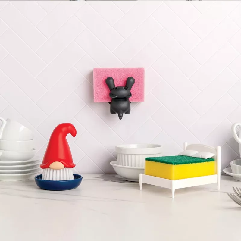 OTOTO Beardy Dish Brush – originele keukenborstel met geïntegreerd ophanggat