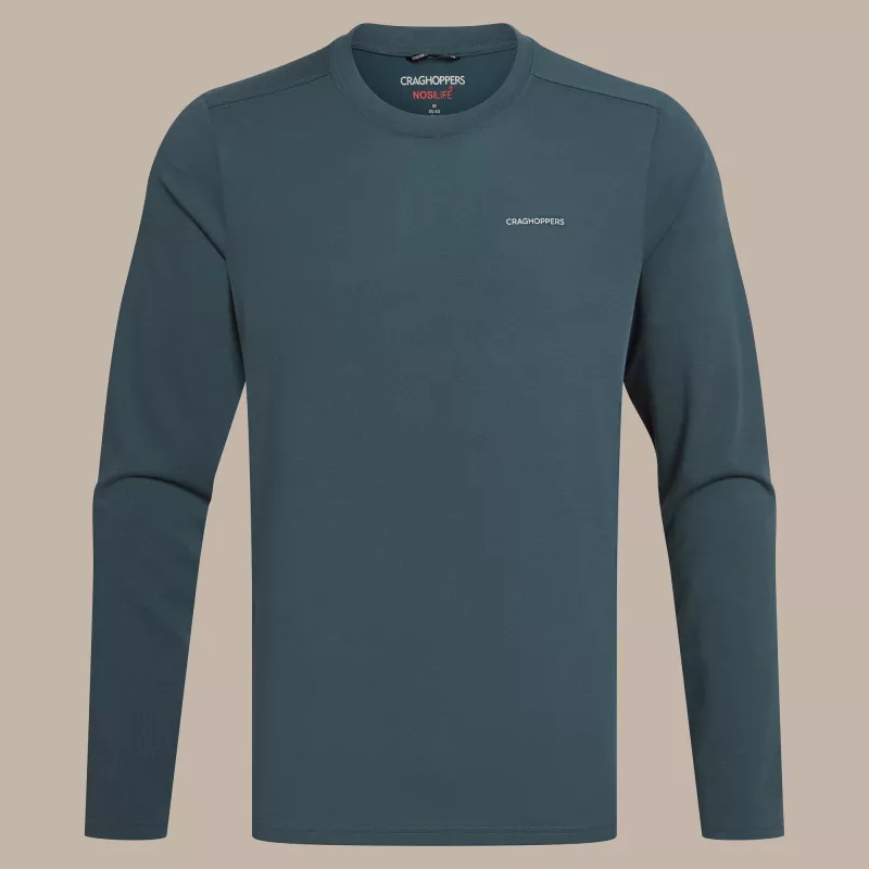 Craghoppers NosiLife Abel LS T-shirt - Blue Stone, maat L