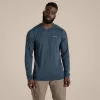 Craghoppers NosiLife Abel LS T-shirt - Blue Stone, maat L