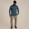 Craghoppers NosiLife Abel LS T-shirt - Blue Stone, maat L