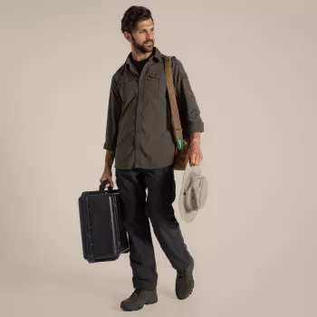 Craghoppers NosiLife Adventure LS Shirt III - Woodland Green, maat M
