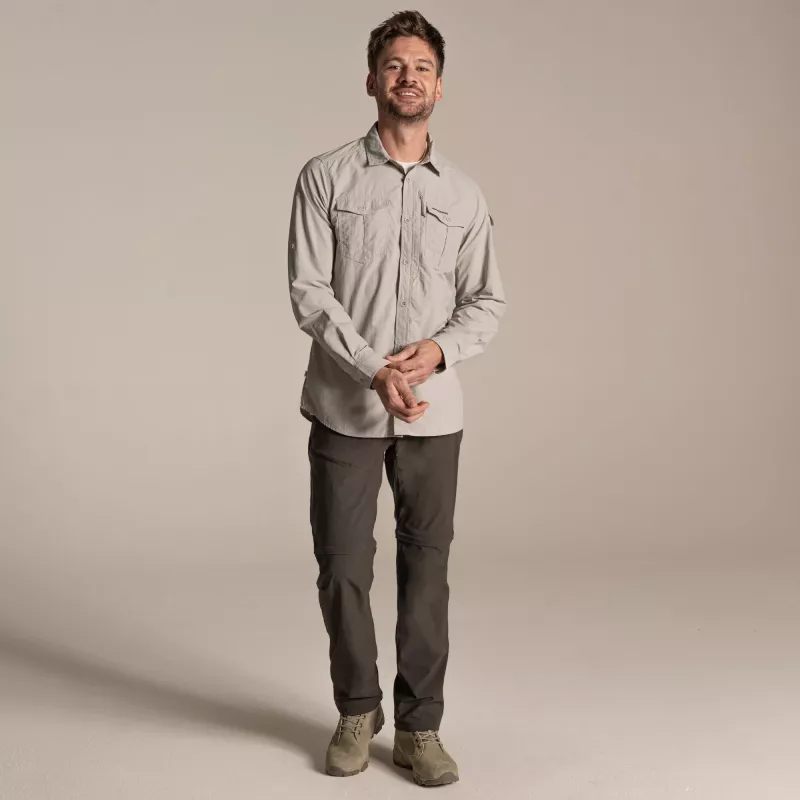 Craghoppers NosiLife Adventure LS Shirt III - Parchment - maat S