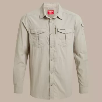 Craghoppers NosiLife Adventure LS Shirt III - Parchment - maat L