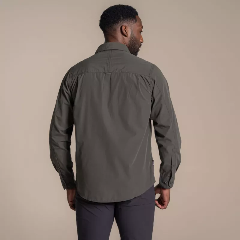 Craghoppers Kiwi II langarm overhemd - Cedar - maat L