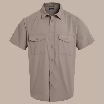 Craghoppers Kiwi II kortarm overhemd - Pebble, maat L