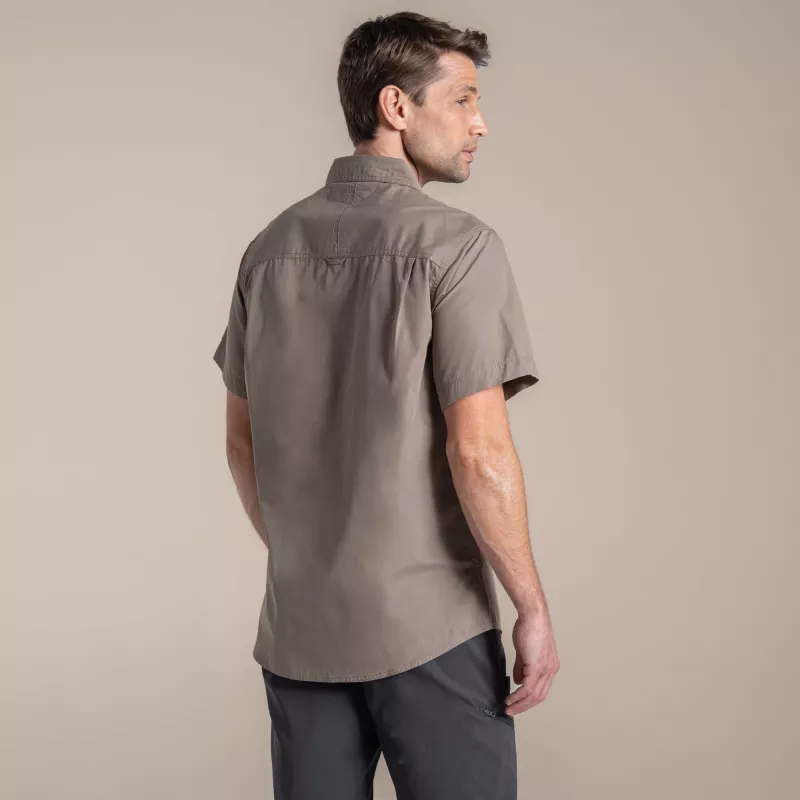 Craghoppers Kiwi II kortarm overhemd - Pebble, maat L