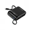 Canyon OnPower 204 20000 mAh Powerbank met USB-C- en Lightning-kabels, Zwart