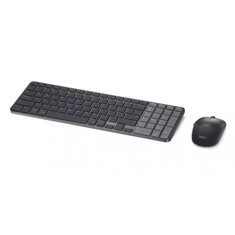 Dell Pro 7 Oplaadbare Compacte Toetsenbord- en Muis-set - KM746 - Ests (QWERTY) - Titangrijs